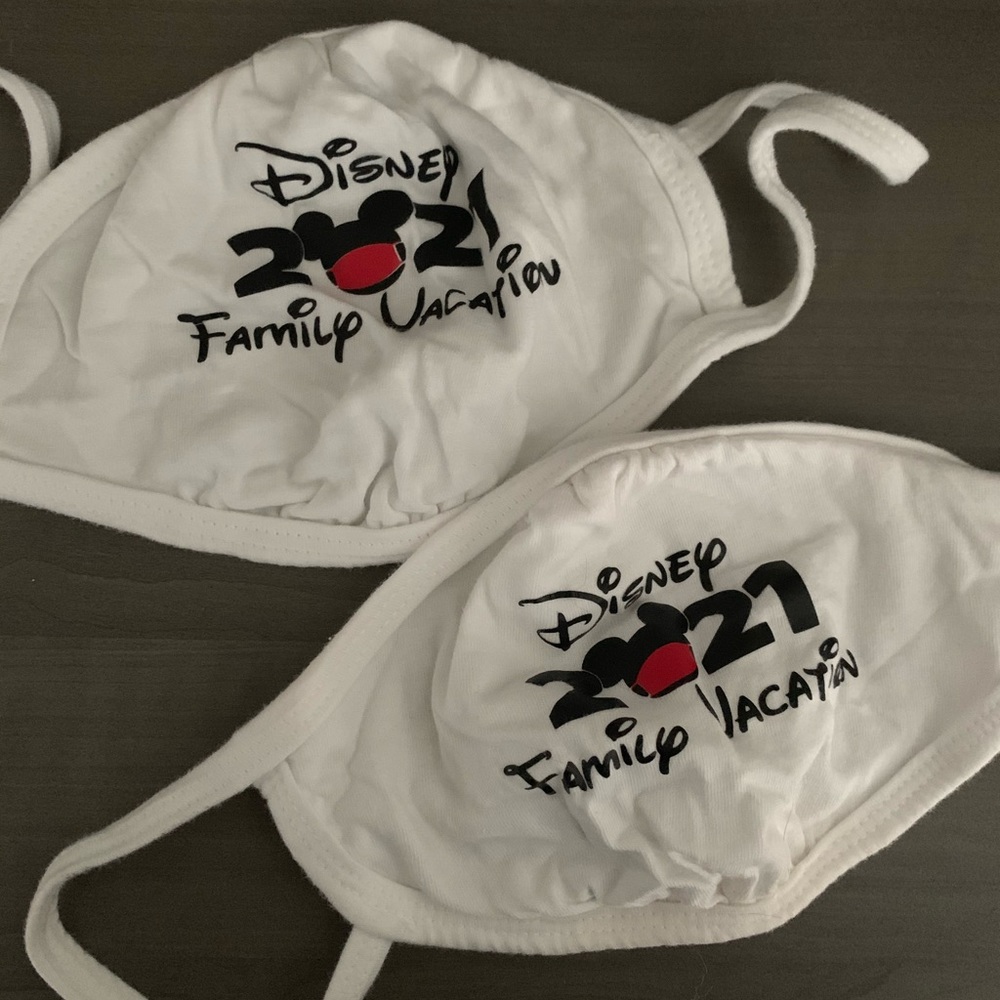 Disney Family Vacation 2021 Masks